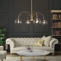 Chandeliers For Dining Rooms 33 Modern Gold Chandelier Large Globe Pendant Light Fixtures With Globe Seeded Glass Shade For Li