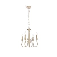 Flynx 4 Lights Pendant In Weathered Dove