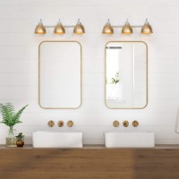 Classy Leaves Bathroom Vanity Light Fixtures Gold Bathroom Light Fixtures 3Light Vanity Lights With Brushed Nickel And Gold F