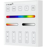 Btf-Lighting B3 Wireless 2.4G Rf 4 Zones Rgb Rgbw Rgbcct Wall Mounted Smart Panel Remote Powered By 2Xaaa Batteries 3V Work With Wb5 Lm052 Lm053 C03Rf C04Rf C05Rf C03W C04W C05W Controller