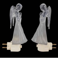 Praying Angel Night Light Plug Into Wall With On Off Switch C7 Bulb, Nite Lights Plug In Home Decoration Lighting Wall Night Light For Kids And Any Room-Bedroom Bathroom Kitchen Hallway Classroom