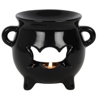 Material Ceramic Width 512in Height 394in Depth 394in Design Cauldron The Moon Suitable for Scented Oil Wax Melts Please Note Candle Not Included Packaging Boxed