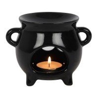 Material Ceramic Width 512in Height 394in Depth 394in Design Cauldron The Moon Suitable for Scented Oil Wax Melts Please Note Candle Not Included Packaging Boxed