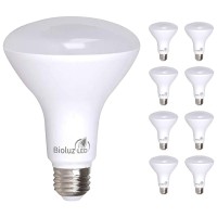 Bioluz Led 8 Pack 90 Cri Br30 Led Dimmable Bulb, 65W Replacement 7.5W=65W 650 Lumen, 2700K Warm White Indoor/Outdoor Flood Light Ul Listed Title 20 High Efficacy Lighting (Pack Of 8)