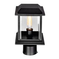 Blackbridge 1 Light Outdoor Black Lantern Head