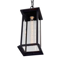 Blackbridge 1 Light Outdoor Black Pendant