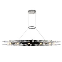 15 Light Chandelier With Polished Nickle Finish