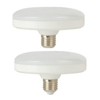 Tecnolite - Tecnolite Led Ceiling Light, 2 Pieces, Daylight, E27 Base, 12 Watts