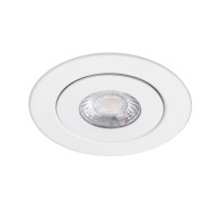 Wac Lighting Lotos 4In Led Round Adjustable 5Cct Selectable 2700K3000K3500K4000K5000K Recessed Kit In White Pack Of 6