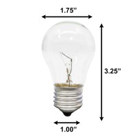 Kingman Warm White Appliance Incandescent Light Bulb (2 Bulbs) 40W 120V