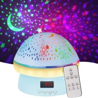 Remote Control And Timer Design Starry Sky Rotating Star Projector Night Light 16 Colorful Projector Light Dimmable Led Bedside