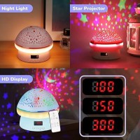 Remote Control And Timer Design Starry Sky Rotating Star Projector Night Light 16 Colorful Projector Light Dimmable Led Bedside