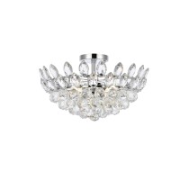 Emilia 18 Inch Flush Mount In Chrome