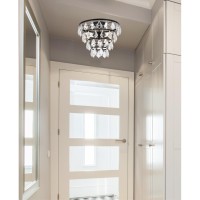 Ella 14 Inch Flush Mount In Black