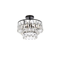 Mila 14 Inch Flush Mount In Black