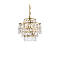 Mila 12 Inch Pendant In Brass