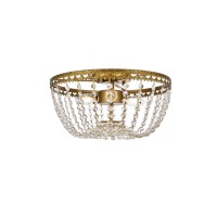 Kylie 14 Inch Flush Mount In Brass