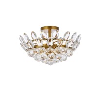 Emilia 16 Inch Flush Mount In Brass