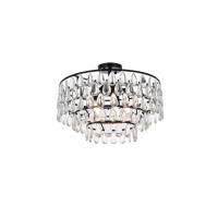 Mila 20 Inch Flush Mount In Black