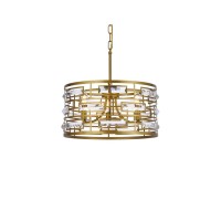 Kennedy 16.5 Inch Pendant In Brass