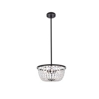 Gianna 13 Inch Pendant In Black