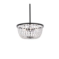 Gianna 13 Inch Pendant In Black