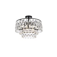 Mila 18 Inch Flush Mount In Black