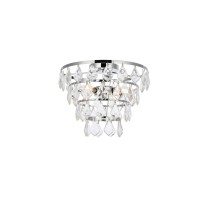 Ella 16 Inch Flush Mount In Chrome