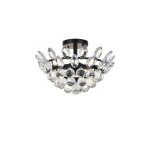 Emilia 14 Inch Flush Mount In Black