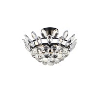 Emilia 14 Inch Flush Mount In Black