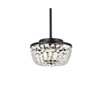 Gianna 10 Inch Pendant In Black