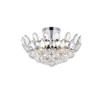 Emilia 16 Inch Flush Mount In Chrome