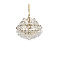 Savannah 16 Inch Pendant In Brass