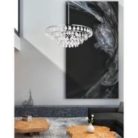 Ella 28 Inch Pendant In Chrome