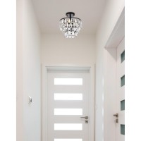 Mila 12 Inch Flush Mount In Black