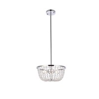 Gianna 13 Inch Pendant In Chrome