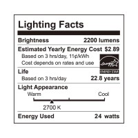 Euri Lighting Ceiling Light Led Cl Dim/Es 2700