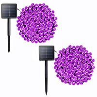 Vmanoo Solar Outdoor String Christmas Lights 72Ft 200 Led 8 Modes Patio Lighting For Outside Yard Gazebo Party Wedding Tents Porch Xmas Garden Backyard Tree Decorations Balcony Decor Lights Pp2P