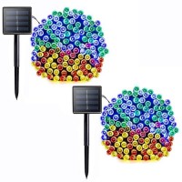 Solar String Lights 2 Pack Outdoor Lights Total 400 Led 144Ft Solar Christmas Lights 8 Modes Solar Lights Oudoor Waterproof Fo