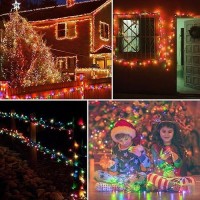 Solar String Lights 2 Pack Outdoor Lights Total 400 Led 144Ft Solar Christmas Lights 8 Modes Solar Lights Oudoor Waterproof Fo