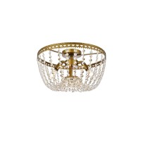 Kylie 16 Inch Flush Mount In Brass