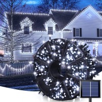 Jmexsuss 600Led Solar Christmas Lights Outdoor Waterproof 2067Ft 8 Modes Solar Christmas Lights Fairy String Lights For Gardens