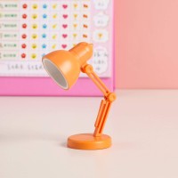 2 Pack Led Mini Table Lamp Fold-Able Night Reading Book Lamps For Home Room Computer Night Lights Eye Protections, For Night Study Travel Portable - Ld02 Orange