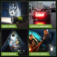 Alpswolf Camping Lantern Rechargeable Led Flashlight Spotlight Lantern With 800Lm 3600 Capacity Battery Powered Portable Brig