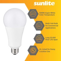 Sunlite 82110 Led A23 Light Bulb 26 Watts 300W Equivalent High Output 4000 Lumens Medium E26 Base 120227 Multivolt Non