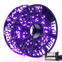 Jmexsuss 500 Led Purple Christmas Lights, 173Ft 8 Modes Christmas String Lights Outdoor Waterproof, Green Wire Led Christmas Tree Lights Outdoor For Indoor Christmas Halloween Decorations