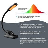 Vekkia Rechargeable Book-Light With Usb-C, 3 Colortemperature 