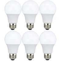 Tcp Led 75 Watt Equivalent, 6 Pack, A19 Non-Dimmable Light Bulbs, Soft White (2700K)