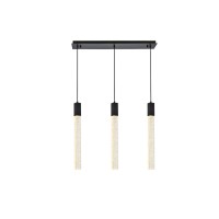 Weston 3 Lights Pendant In Black