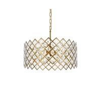 Lyla 21 Inch Pendant In Brass